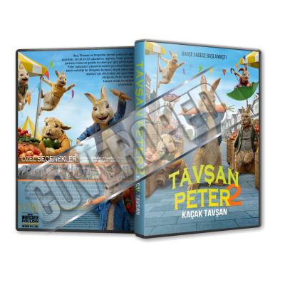 Peter Rabbit 2 The Runaway - 2021 Türkçe Dvd Cover Tasarımı